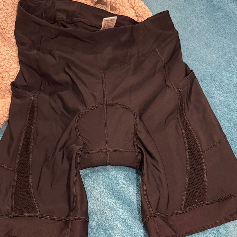 Women's Black Performance Bike Shorts